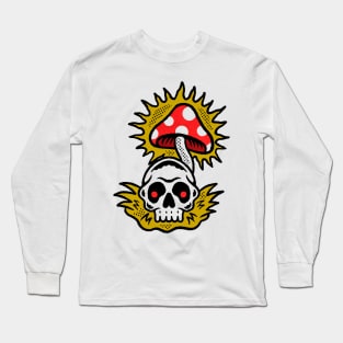 Skull Mushroom Long Sleeve T-Shirt